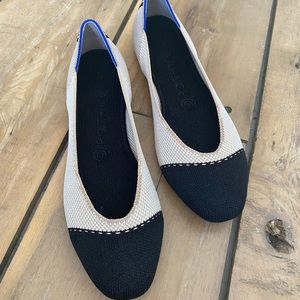 Brand new Rothy’s square toe flats